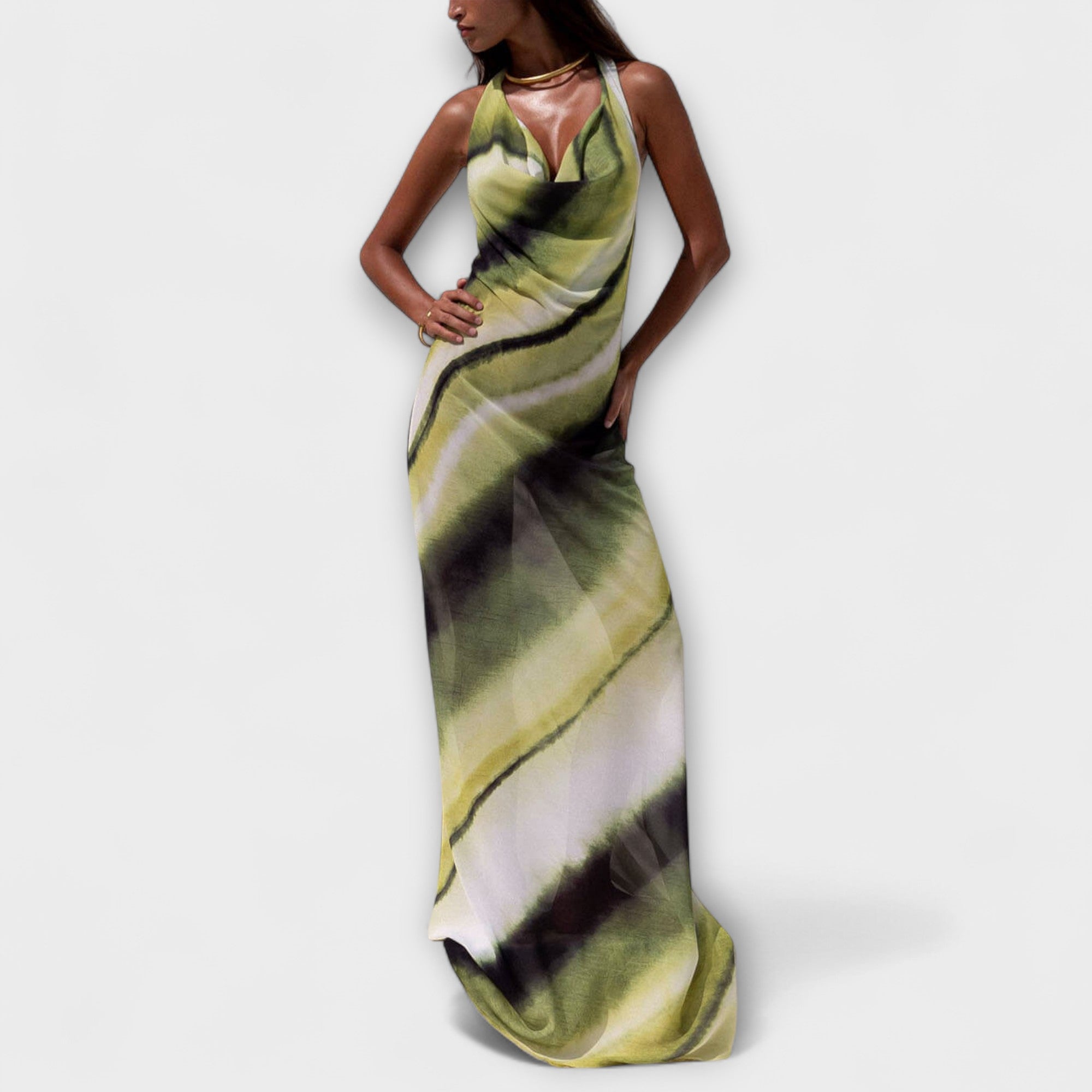 Klassinen Maxi Mekko Tie-Dye Grande