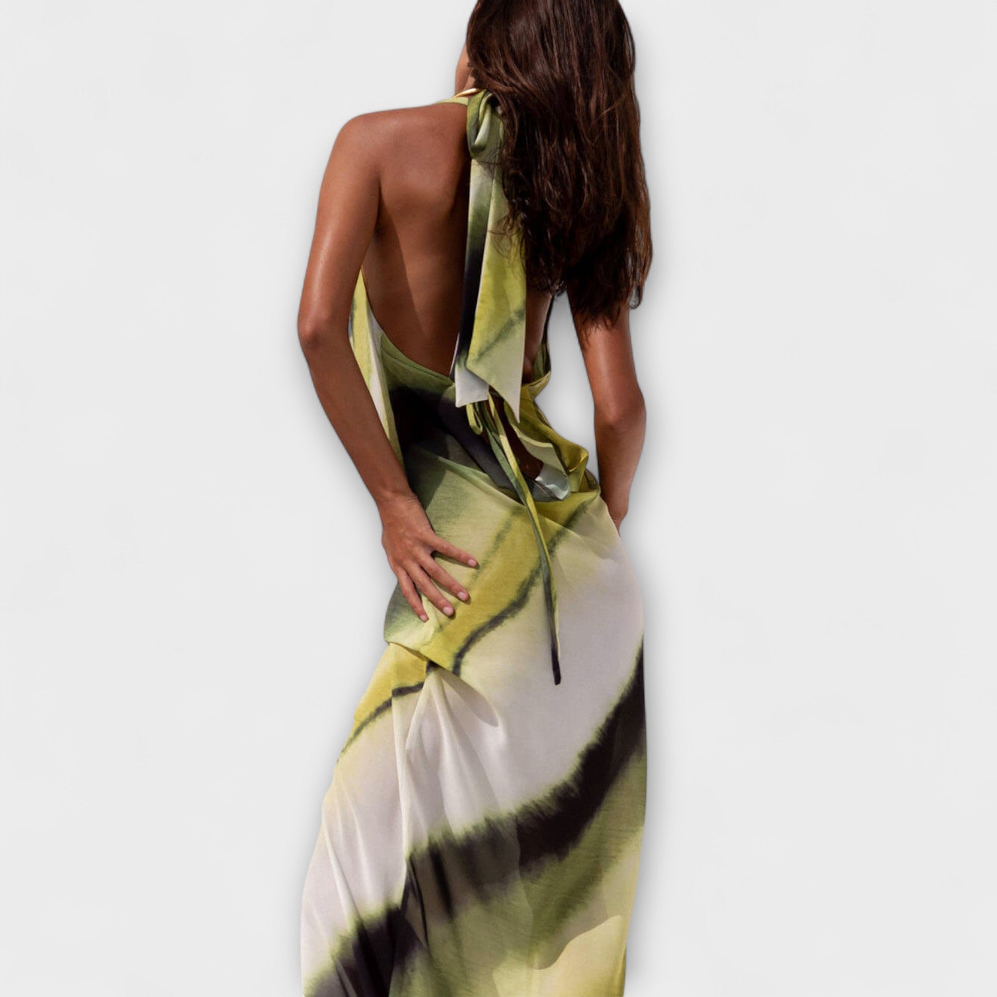 Klassinen Maxi Mekko Tie-Dye Grande