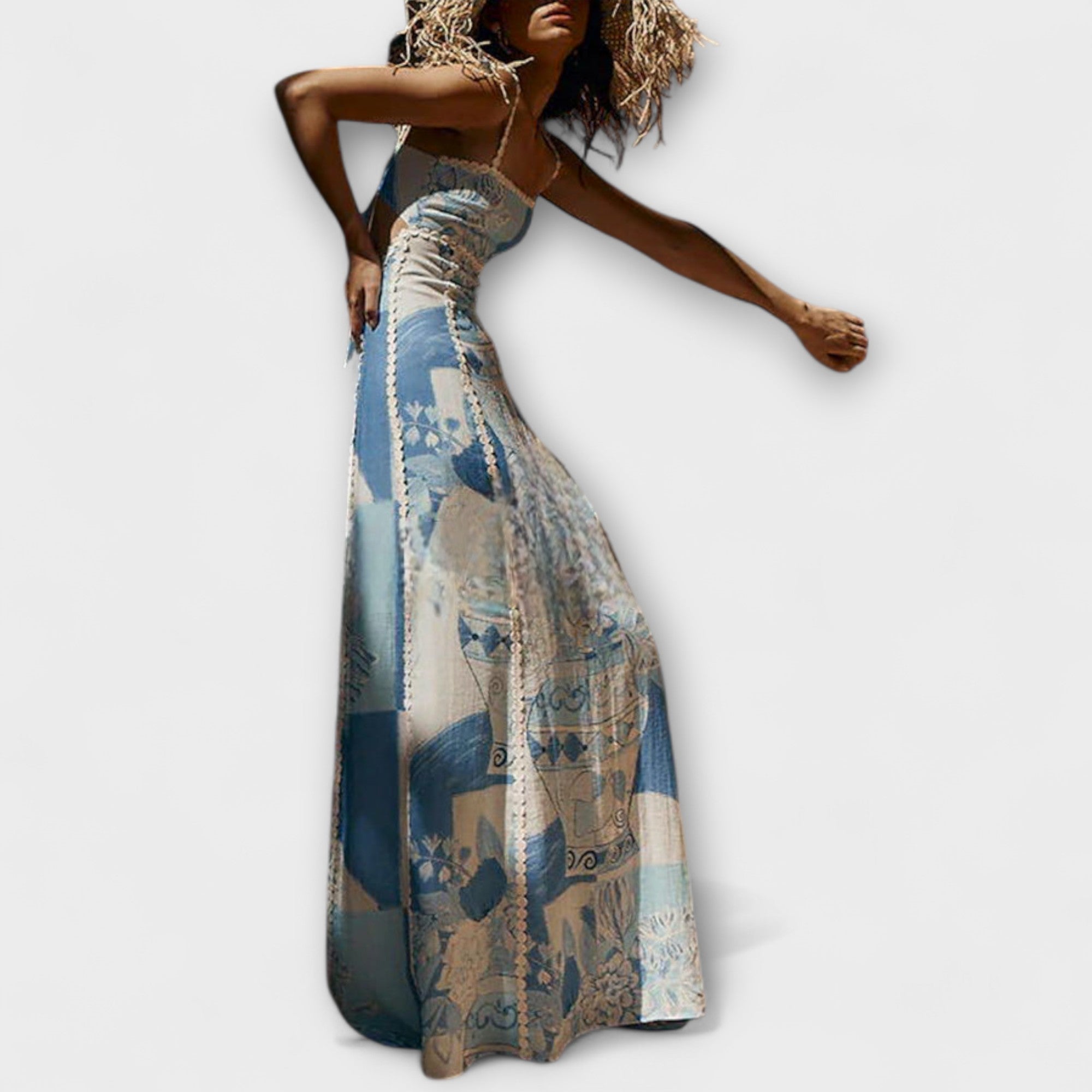 Terazza Ric Rac - Maxi Mekko Pellavasta