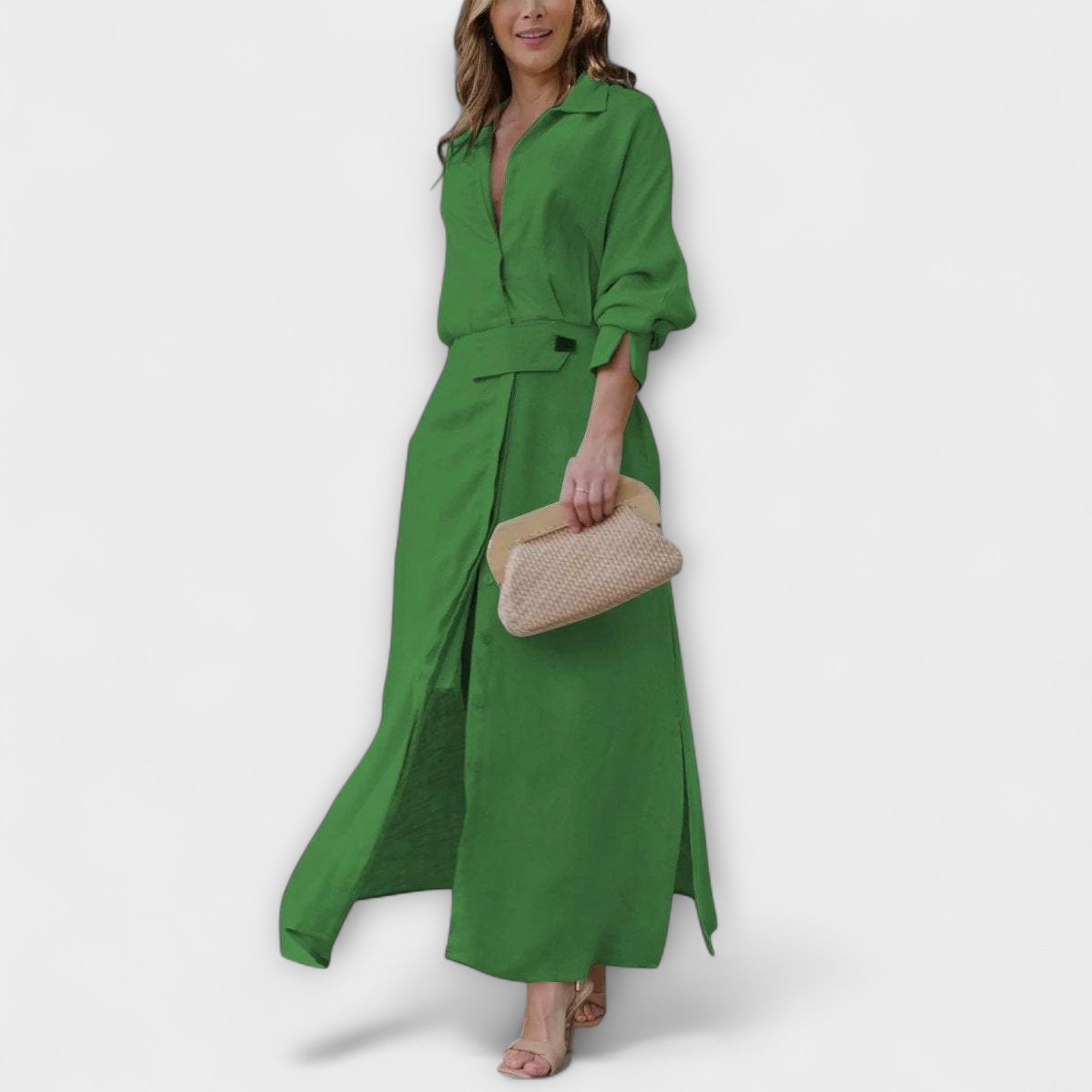 Jeanette - Maxi mekko V-aukolla