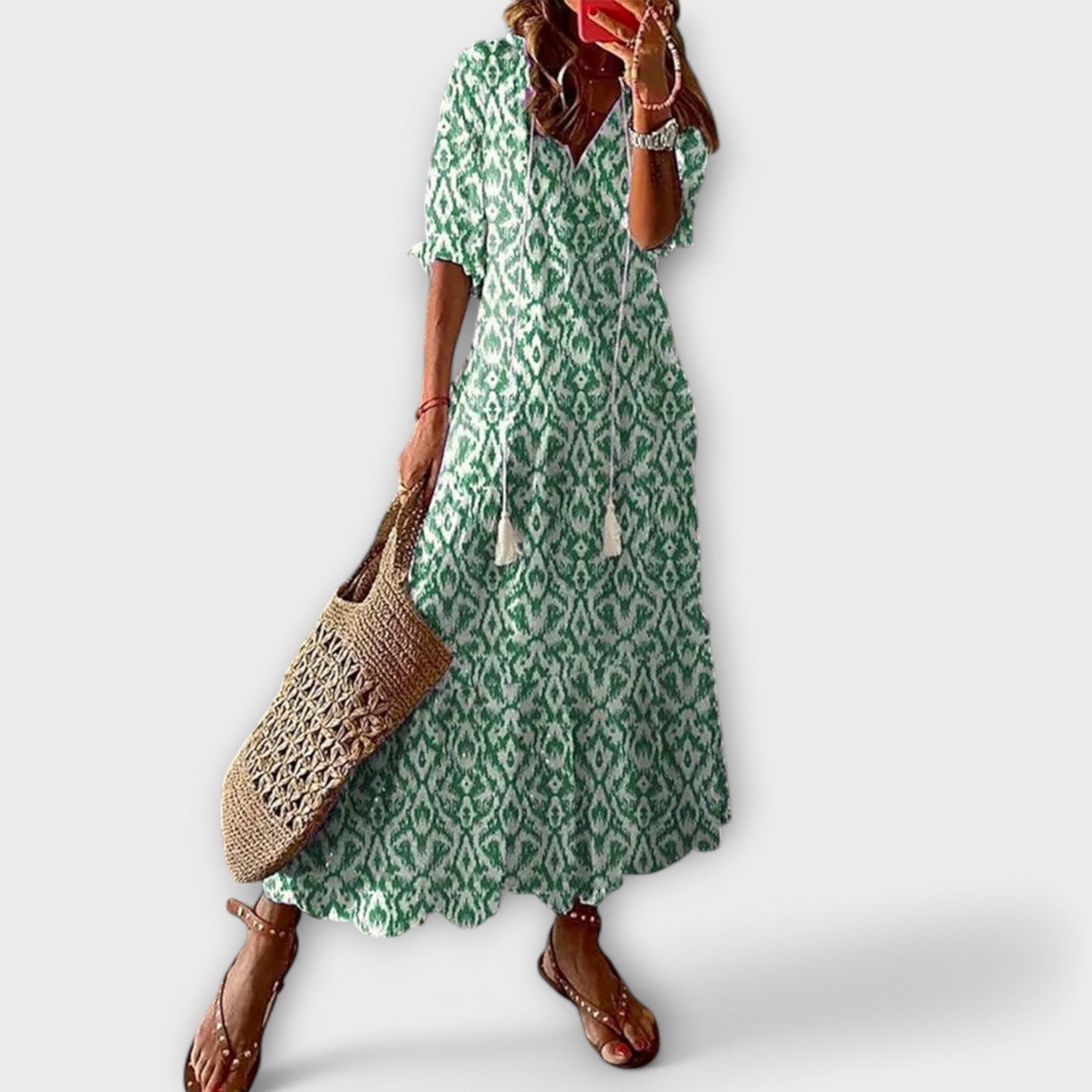 Bettina - Maxi Boheemi Mekko